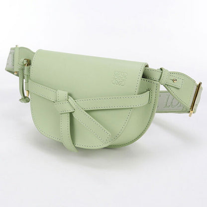 中古 ロエベ 斜め掛け ショルダーバッグ レディース ブランド LOEWE ゲートデュアル バッグミニ グリーン バッグ USDLO99242011