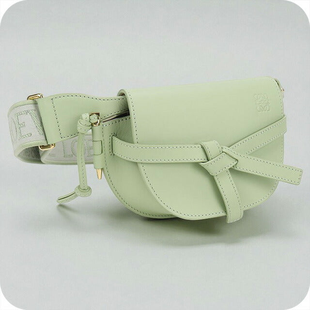 中古 ロエベ 斜め掛け ショルダーバッグ レディース ブランド LOEWE ゲートデュアル バッグミニ グリーン バッグ USDLO99242011