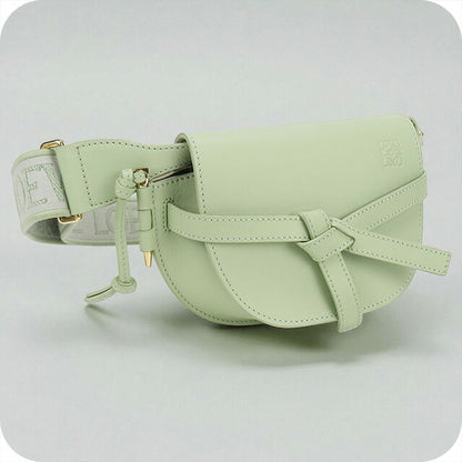 中古 ロエベ 斜め掛け ショルダーバッグ レディース ブランド LOEWE ゲートデュアル バッグミニ グリーン バッグ USDLO99242011