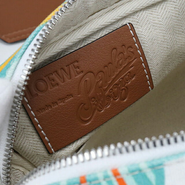 中古 ロエベ 斜め掛け ショルダーバッグ レディース ブランド LOEWE ミリタリーメッセンジャーバッグ 328.13AA72 マルチカラー バッグ USDLO99341011