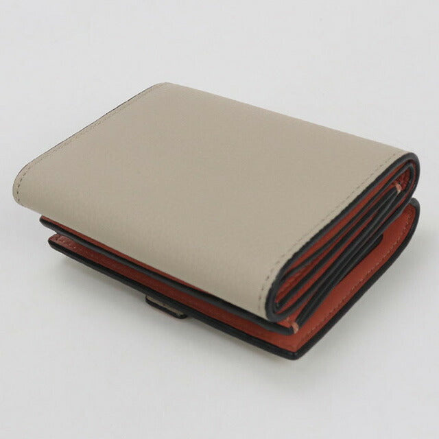 中古 ロエベ 三折財布 レディース ブランド LOEWE トライフォールド