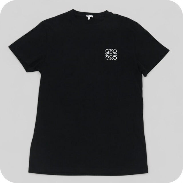 中古 ロエベ Tシャツ メンズ ブランド LOEWE レギュラーフィット H526Y22X75 ブラック ウェア USDLO99941011