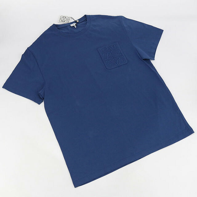 中古 ロエベ Tシャツ メンズ ブランド LOEWE リラックスフィット H526Y22XBC ブルー ウェア USDLO99943011