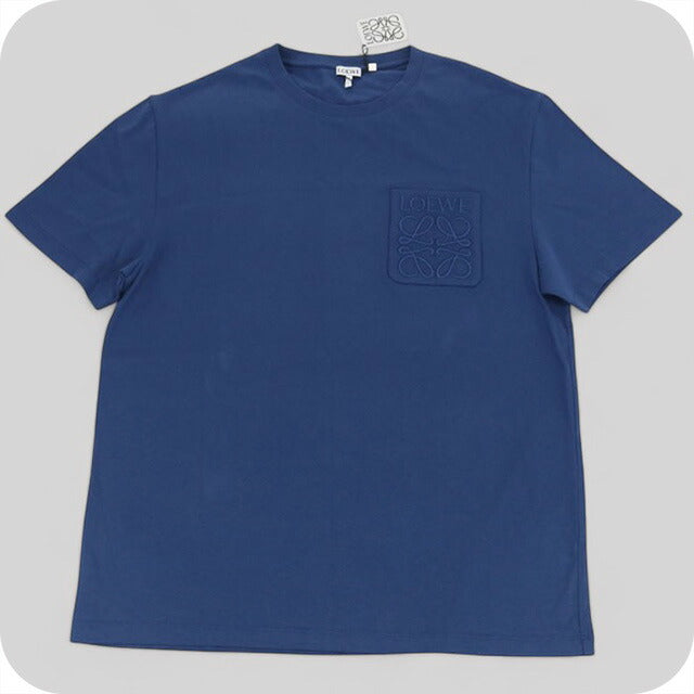 中古 ロエベ Tシャツ メンズ ブランド LOEWE リラックスフィット H526Y22XBC ブルー ウェア USDLO99943011