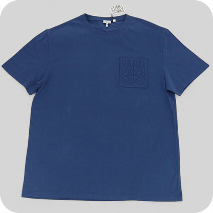 中古 ロエベ Tシャツ メンズ ブランド LOEWE リラックスフィット H526Y22XBC ブルー ウェア USDLO99943011