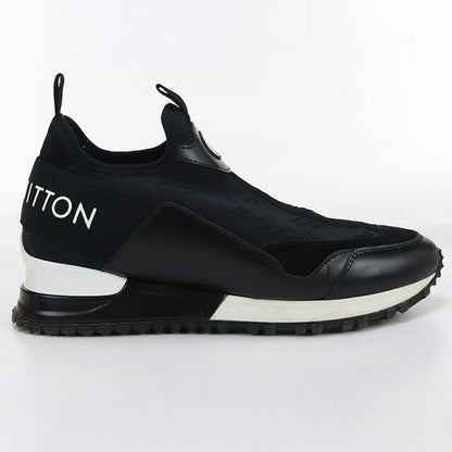 中古 ルイヴィトン スニーカー レディース ブランド LOUIS VUITTON ランアウェイ・ライン レザー 1AB3GF ブラック シューズ USDLV100138011