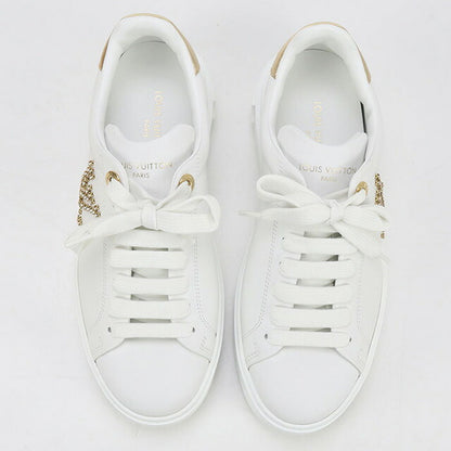 中古 ルイヴィトン スニーカー レディース ブランド LOUIS VUITTON タイムアウト スニーカー ホワイト シューズ USDLV100151011