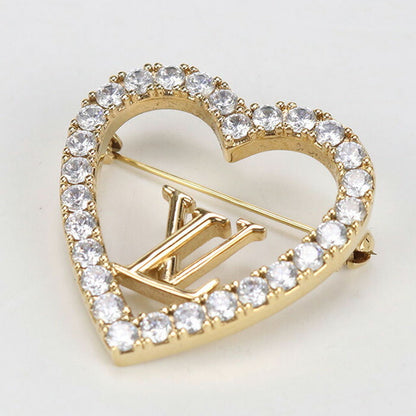 中古 ルイヴィトン ブローチ レディース ブランド LOUIS VUITTON マイLVラブ M02163 ゴールド 小物 USDLV100909011