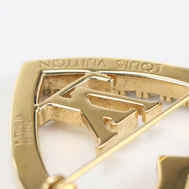 中古 ルイヴィトン ブローチ レディース ブランド LOUIS VUITTON マイLVラブ M02163 ゴールド 小物 USDLV100909011