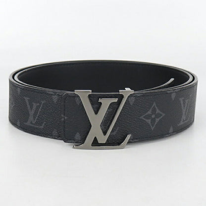中古 ルイヴィトン ベルト メンズ ブランド LOUIS VUITTON エクリプス ベルト・LVイニシャル 40MM レザー M9043S ブラック 小物 USDLV101613011