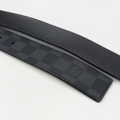 中古 ルイヴィトン ベルト メンズ ブランド LOUIS VUITTON グラフィット サンチュール アヴァントゥール レザー M9632U ブラック 小物 USDLV101967011