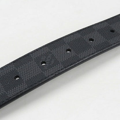 中古 ルイヴィトン ベルト メンズ ブランド LOUIS VUITTON グラフィット サンチュール アヴァントゥール レザー M9632U ブラック 小物 USDLV101967011