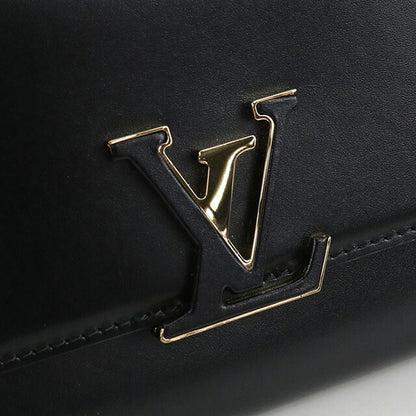 中古 ルイヴィトン ショルダーバッグ レディース ブランド LOUIS VUITTON ウォレット オン チェーン・カプシーヌ 2WAY M12143 ブラック USDLV102969011