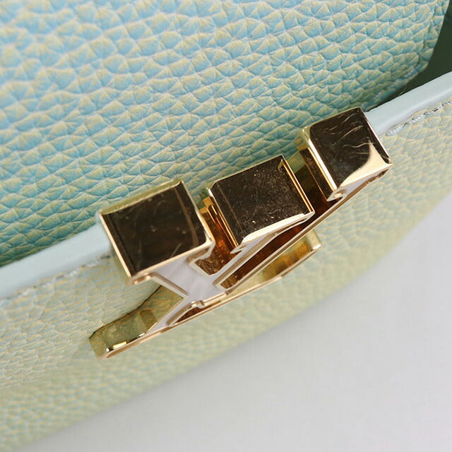 二手路易威登手提包 女士品牌 LOUIS VUITTON 夏季 Stardust Capucines MINI 2WAY M59850 绿色包 USDLV103467011