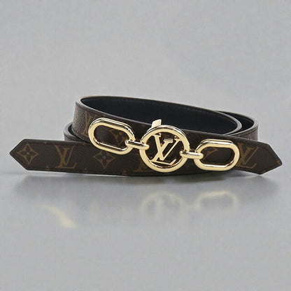 中古 ルイヴィトン ベルト レディース ブランド LOUIS VUITTON モノグラム ベルト・LVサークル プライム M0510X ブラウン 小物 USDLV103643011