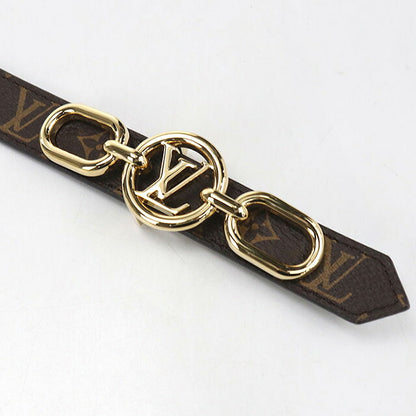 中古 ルイヴィトン ベルト レディース ブランド LOUIS VUITTON モノグラム ベルト・LVサークル プライム M0510X ブラウン 小物 USDLV103643011
