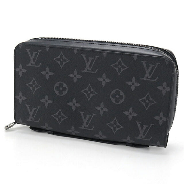 Louis Vuitton ブラック レザー 二つ折り財布 LOUIS VUITTON（ルイ・ヴィトン） 【並行輸入品】ルイヴィトン 財布
