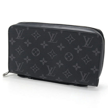 Used Louis Vuitton long wallet round zipper men&