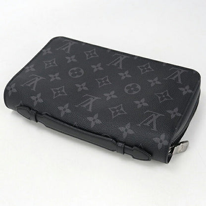 Used Louis Vuitton long wallet round zipper men&