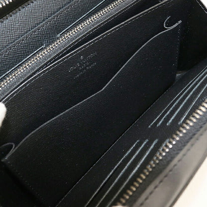 Used Louis Vuitton long wallet round zipper men&