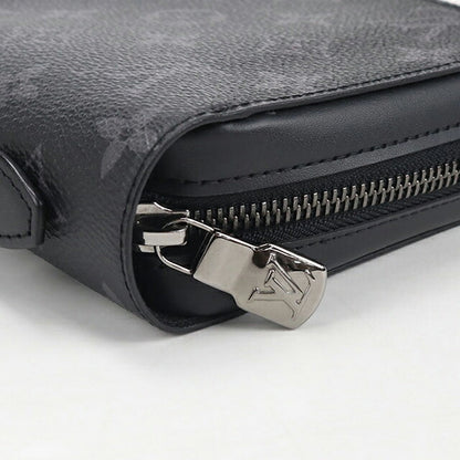 Used Louis Vuitton long wallet round zipper men&