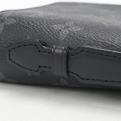 Used Louis Vuitton long wallet round zipper men&