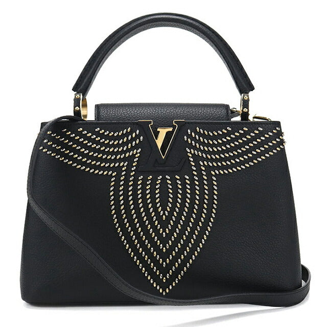 中古 ルイヴィトン ハンドバッグ レディース ブランド LOUIS VUITTON トリヨン カプシーヌPM レザー ブラック USDLV107802011
