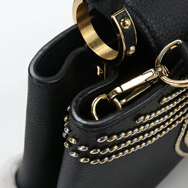 Used Louis Vuitton Handbag Ladies Brand LOUIS VUITTON Taurillon Capucines PM Leather Black USDLV107802011