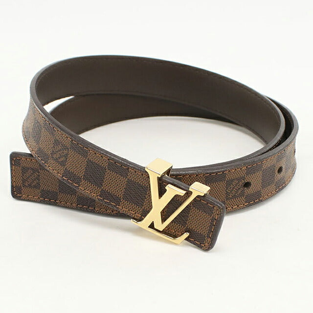 中古 ルイヴィトン ベルト レディース ブランド LOUIS VUITTON ダミエ