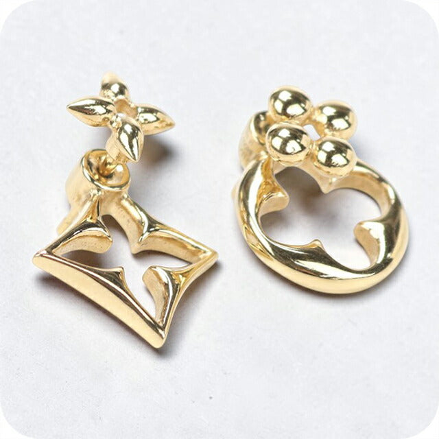 中古 ルイヴィトン ピアス レディース ブランド LOUIS VUITTON ピアス・LVフラワーグラム M00770 ゴールド アクセサリー USDLV108220011