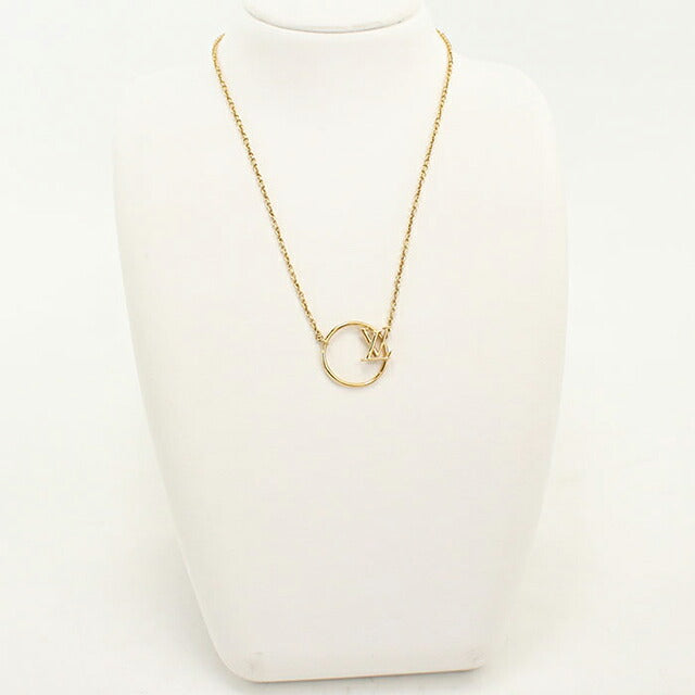 二手路易威登项链 女士品牌 LOUIS VUITTON Collier LV Eclipse M00762 金色配饰 USDLV108597011
