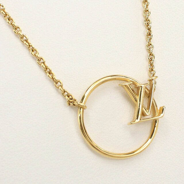 二手路易威登项链 女士品牌 LOUIS VUITTON Collier LV Eclipse M00762 金色配饰 USDLV108597011