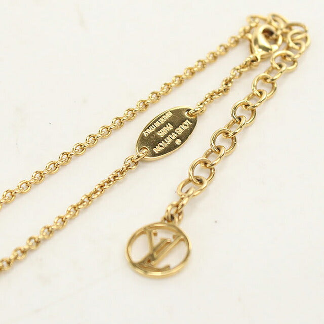 二手路易威登项链 女士品牌 LOUIS VUITTON Collier LV Eclipse M00762 金色配饰 USDLV108597011