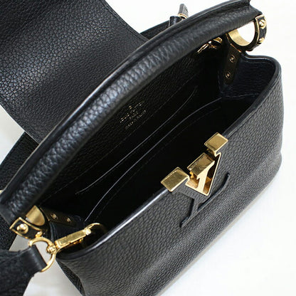 Used Louis Vuitton Handbag Ladies Brand LOUIS VUITTON Taurillon Capucines MINI Leather M56669 Black USDLV108709011