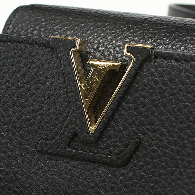 Used Louis Vuitton Handbag Ladies Brand LOUIS VUITTON Taurillon Capucines MINI Leather M56669 Black USDLV108709011