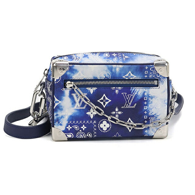 中古 ルイヴィトン 斜め掛け ショルダーバッグ メンズ ブランド LOUIS VUITTON モノグラムバンダナ ミニソフトトランク レザー M20557 USDLV109684011