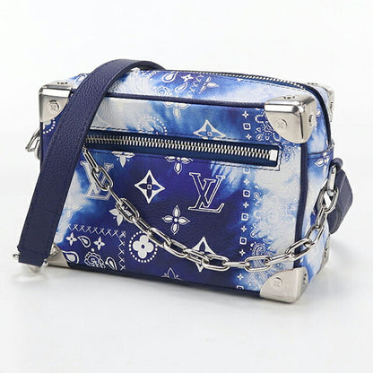 中古 ルイヴィトン 斜め掛け ショルダーバッグ メンズ ブランド LOUIS VUITTON モノグラムバンダナ ミニソフトトランク レザー M20557 USDLV109684011