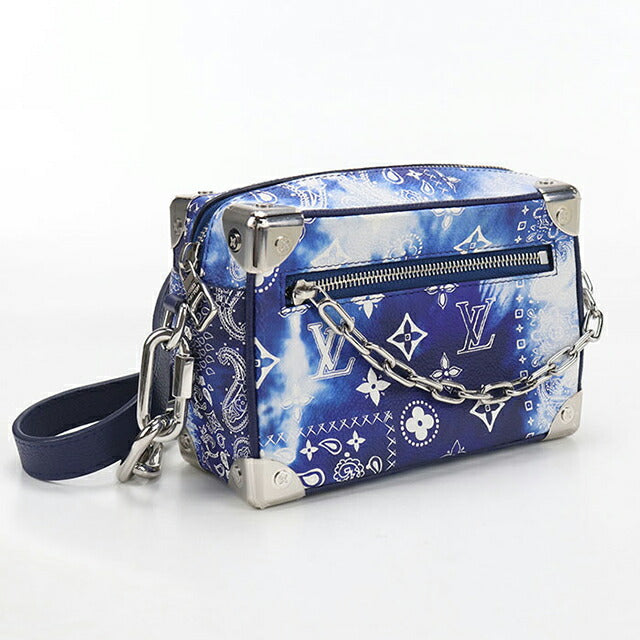 中古 ルイヴィトン 斜め掛け ショルダーバッグ メンズ ブランド LOUIS VUITTON モノグラムバンダナ ミニソフトトランク レザー M20557 USDLV109684011