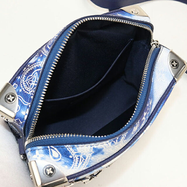 中古 ルイヴィトン 斜め掛け ショルダーバッグ メンズ ブランド LOUIS VUITTON モノグラムバンダナ ミニソフトトランク レザー M20557 USDLV109684011