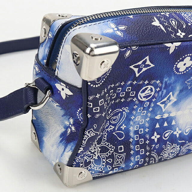 中古 ルイヴィトン 斜め掛け ショルダーバッグ メンズ ブランド LOUIS VUITTON モノグラムバンダナ ミニソフトトランク レザー M20557 USDLV109684011