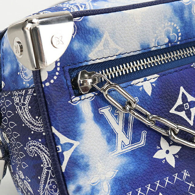 中古 ルイヴィトン 斜め掛け ショルダーバッグ メンズ ブランド LOUIS VUITTON モノグラムバンダナ ミニソフトトランク レザー M20557 USDLV109684011