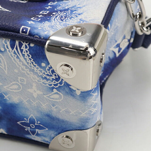 中古 ルイヴィトン 斜め掛け ショルダーバッグ メンズ ブランド LOUIS VUITTON モノグラムバンダナ ミニソフトトランク レザー M20557 USDLV109684011