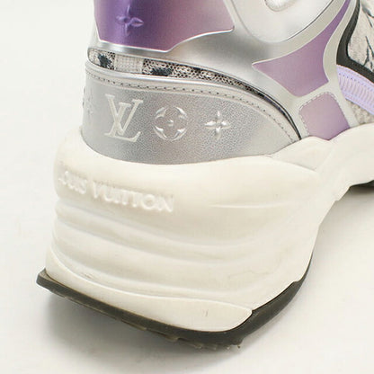 中古 ルイヴィトン スニーカー レディース ブランド LOUIS VUITTON ラン55 VL0234 シルバー シューズ USDLV113061011