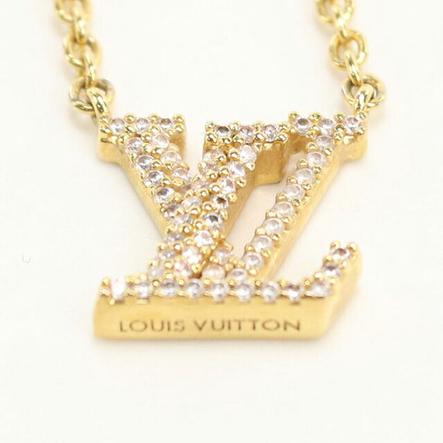 中古 ルイヴィトン ネックレス レディース ブランド LOUIS VUITTON LV アイコニック M00596 ゴールド アクセサリー USDLV113674011