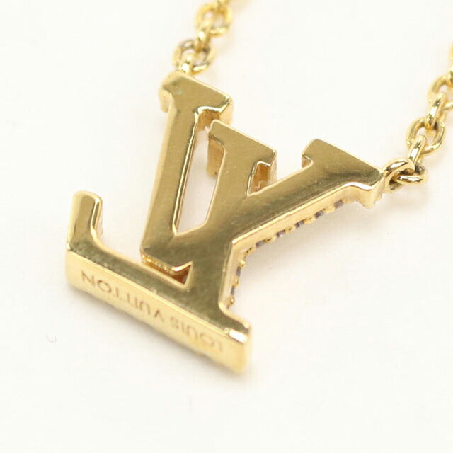 中古 ルイヴィトン ネックレス レディース ブランド LOUIS VUITTON LV アイコニック M00596 ゴールド アクセサリー USDLV113674011