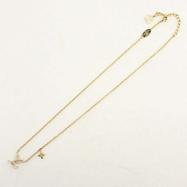中古 ルイヴィトン ネックレス レディース ブランド LOUIS VUITTON LV アイコニック M00596 ゴールド アクセサリー USDLV113674011