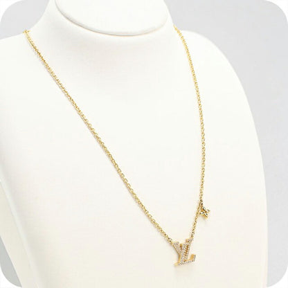中古 ルイヴィトン ネックレス レディース ブランド LOUIS VUITTON LV アイコニック M00596 ゴールド アクセサリー USDLV113674011
