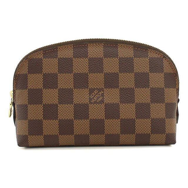 中古 ルイヴィトン ポーチ レディース ブランド LOUIS VUITTON ダミエ ポシェットコスメティックPM N47516 ブラウン USDLV115341011