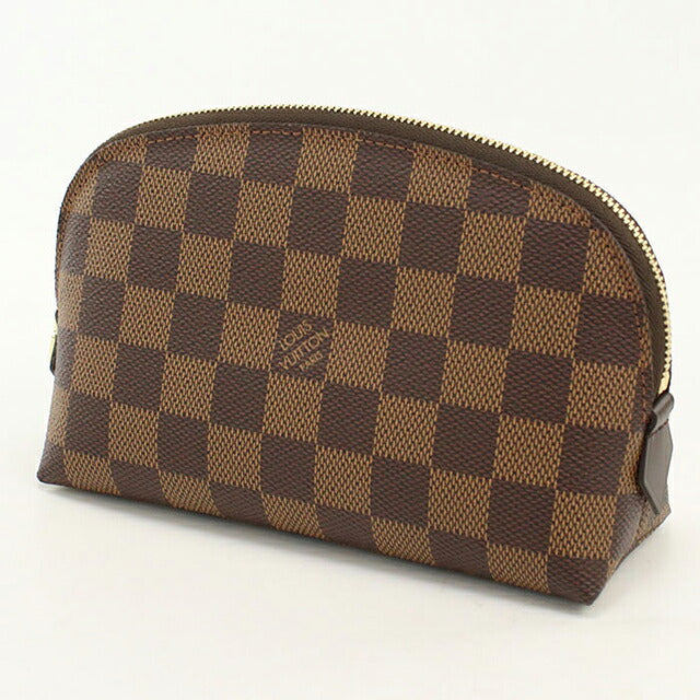 中古 ルイヴィトン ポーチ レディース ブランド LOUIS VUITTON ダミエ ポシェットコスメティックPM N47516 ブラウン USDLV115341011