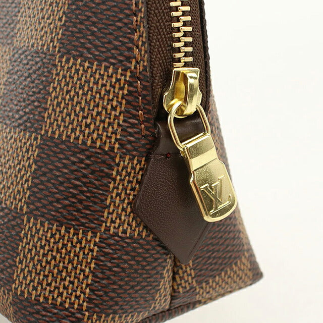 中古 ルイヴィトン ポーチ レディース ブランド LOUIS VUITTON ダミエ ポシェットコスメティックPM N47516 ブラウン USDLV115341011